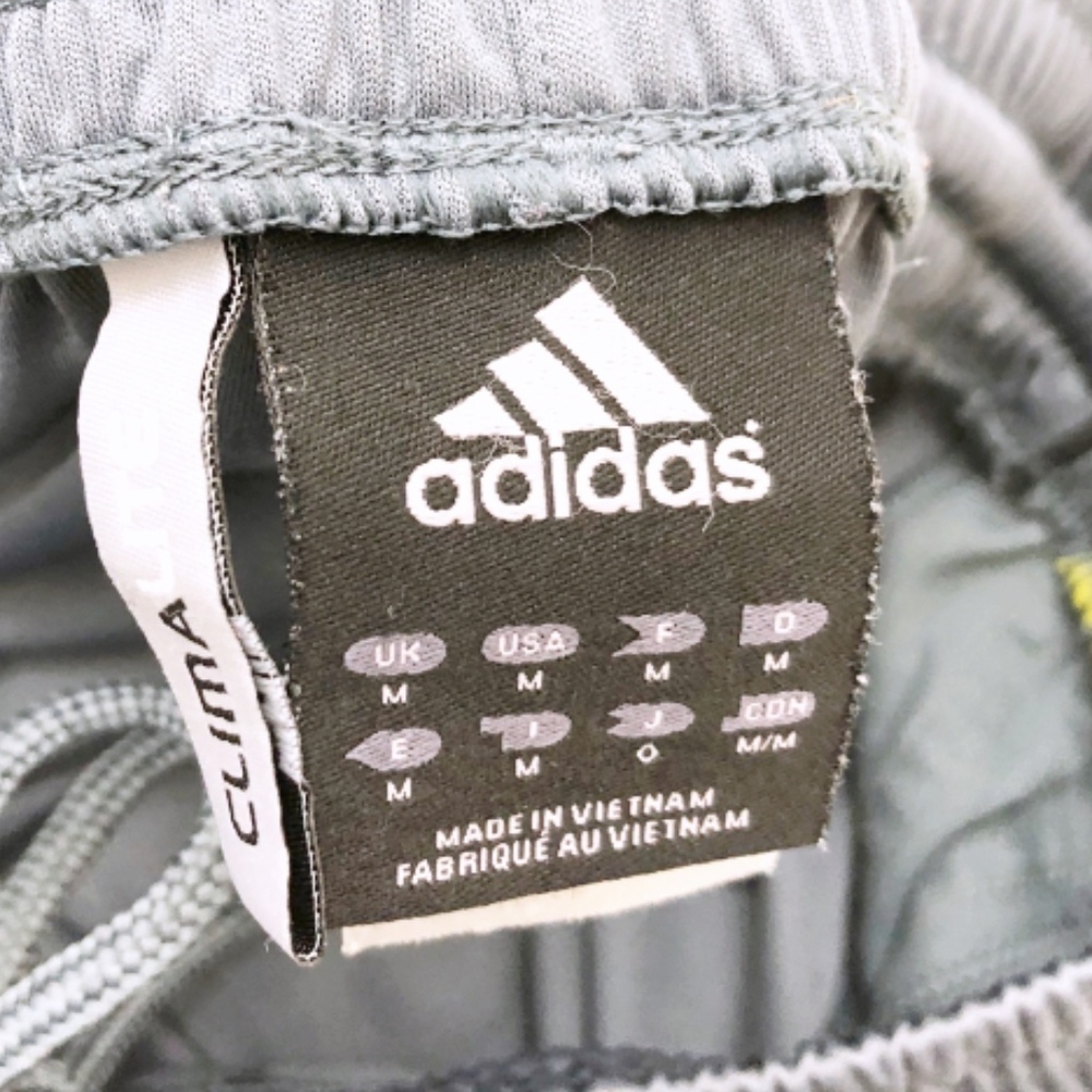 adidas Gray Sweatpants with Yellow Stripes - Picture 4 of 4